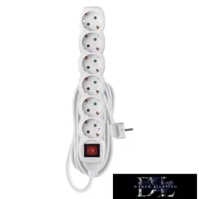   EMOS prodlužovací kabel (prodlužovací šňůra) 6 zásuvek 5 m 1,5 mm² přepínatelný