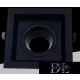 UNIVERSO Zapuštěné bodové svítidlo 1xGU10 černé 123x123x41mm/100x100mm