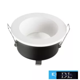   UNIVERSO Vodotěsné zapuštěné svítidlo 1xPAR16 bez objímky IP44 bílé D85x54mm Výřez: D65mm 5 let