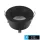 UNIVERSO Vodotěsné zapuštěné svítidlo 1xPAR16 bez objímky IP44 Černá D85x54mm Výřez: D65mm 5 let