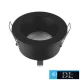 UNIVERSO Vodotěsné zapuštěné svítidlo 1xPAR16 bez objímky IP44 Černá D85x54mm Výřez: D65mm 5 let