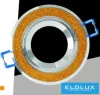 UNIVERSO Vestavné svítidlo 1xPAR16 bez objímky IP20 Chrom/Zlato D86x26mm Výřez: D72mm
