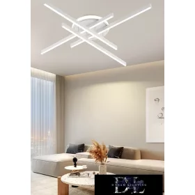   Stropní svítidlo UNIVERSO 45 W 3600 lm 3000 K IP20 bílé 640 × 640 × 110 mm