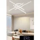 Stropní svítidlo UNIVERSO 45 W 3600 lm 3000 K IP20 bílé 640 × 640 × 110 mm