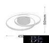 Stropní svítidlo UNIVERSO 45 W 3600 lm 3000 K IP20 bílé 640 × 640 × 110 mm