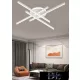 UNIVERSO Stropní svítidlo 45 W 3600 lm 6500 K IP20 bílé 640 x 640 x 110 mm