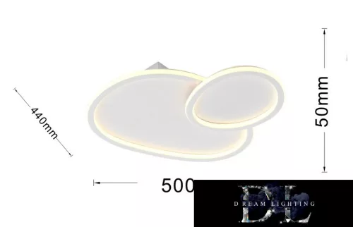 UNIVERSO stropní svítidlo 45 W 3600 lm CCT 500 × 440 × 50 mm IP20 bílá