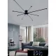 Stropní svítidlo UNIVERSO 42 W 3360 lm 4000 K ∅940 x 120 mm černé