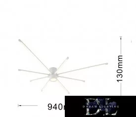Stropní svítidlo UNIVERSO 42 W 3360 lm 4000 K ∅940 x 120 mm černé