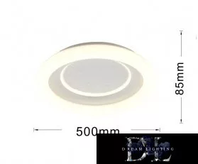 Stropní svítidlo UNIVERSO 40 W 3200 lm CCT ∅500 x 85 mm bílé