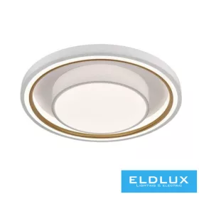   UNIVERSO Stropní svítidlo 35W 2800lm CCT.T+BT D490x90mm IP20 bílá/zlatá