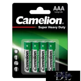   CAMELION SUPER HEAVY DUTY zink-chloridová baterie R03/AAA-BP4