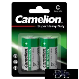 CAMELION SUPER HEAVY DUTY zink-chloridová baterie R14/C-BP2