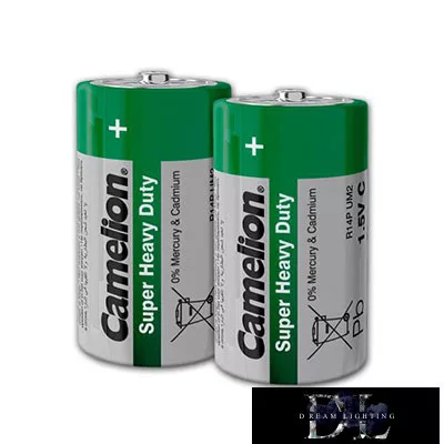 CAMELION SUPER HEAVY DUTY zink-chloridová baterie R14/C-BP2