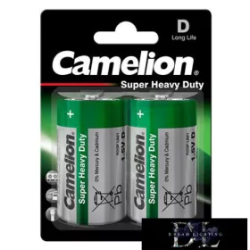 CAMELION SUPER HEAVY DUTY zink-chloridová baterie R20/D-BP2