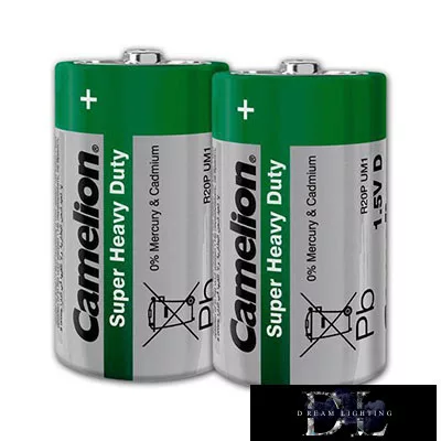 CAMELION SUPER HEAVY DUTY zink-chloridová baterie R20/D-BP2