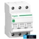 Miniaturní jistič Schneider 3P 40A typ C 400V AC Resi9 F