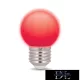 TELFORCEONE Forever Light LED žárovka E27 G45 2W 230v červená 5 ks/balení