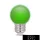 TELFORCEONE Forever Light LED žárovka E27 G45 2W 230v zelená 5 ks/balení