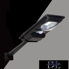   UNIVERSO Solární pouliční lampa 3w-6V 3,2V-2,5AH 150lm 7000k IP65 černá
