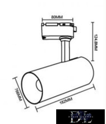 UNIVERSO Jednofázová kolejnicová lampa 30 W 2700 lm CCT přepínač Ra≥90 24° IP20 bílá 