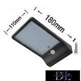 Solární lampa UNIVERSO – PIR 3,7 V – 2000 mAH 5,5 V – 1,8 W CCT IP65 černá