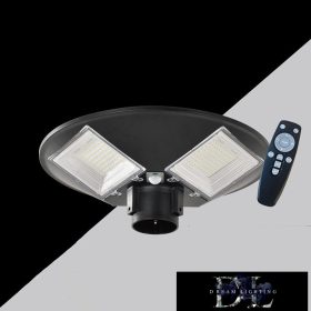   UNIVERSO Solární lampa UFO 3,2 V-10 AH 1000 lm 7000 k IP65 černá ø420 x 125 mm