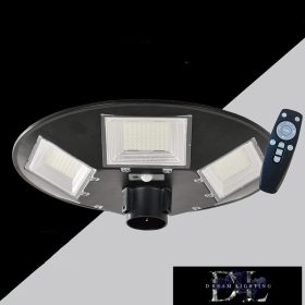   Solární lampa UNIVERSO UFO 3,2 V-20 AH 2000 lm 7000 k IP65 černá ø550 x 125 mm