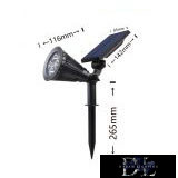 Solární lampa UNIVERSO, lze zapíchnout do trávy 3,7 V-2000 mAH 5,5 V-3 W 200 lm 3000 k IP65 černá