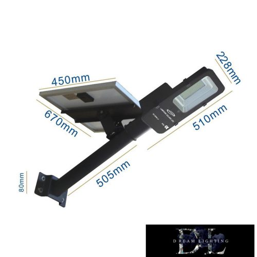 UNIVERSO Solární bodové světlo 3,2 V-50 AH 3000 lm 6500 k-7000 k IP65 černé 1015 x 670 x 228 mm