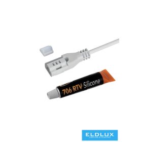   UNIVERSO ES24V széria vízálló LED szalaghoz betápkábel vízzáró szilikonnal