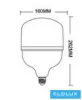 LED žárovka UNIVERSO E27/E40 90 W 10800 lm 6500 K 5 let