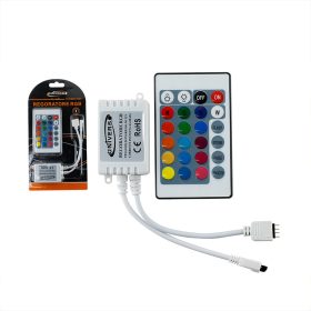   Ovladač LED pásku UNIVERSO RGB s infračerveným dálkovým ovládáním 12 V max.: 10 A-10 m