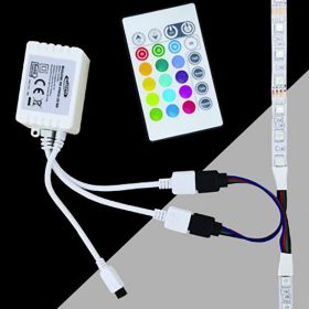   UNIVERSO RGB LED pás s infračerveným dálkovým ovládáním 12 V max.: 4 A-5 m