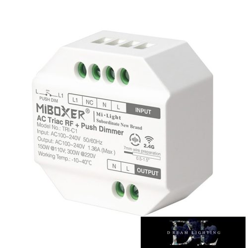 MIBOXER TRIAC stmívač AC rádiová frekvence 220 V-300 W