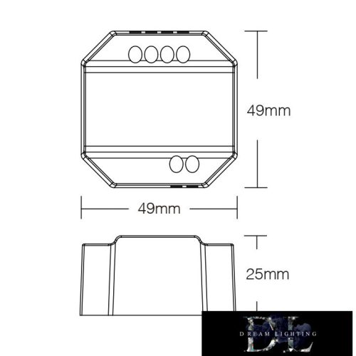 MIBOXER TRIAC stmívač AC rádiová frekvence 220 V-300 W