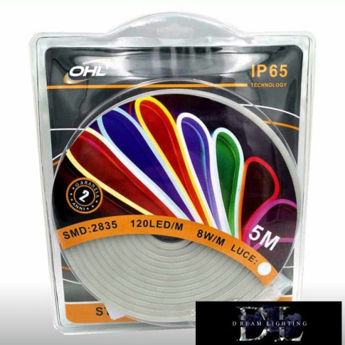 UNIVERSO Neonový LED pásek 12 V 2835-120D-8,6 W-946 lm/m 6500 K IP65 5 m