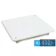 Dietzel Kryt propojovací krabice (MÜDK) čtvercový, šroubovací, bílý plast 100 mm x 100 mm AK/RD 100
