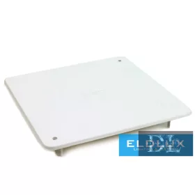   Dietzel Kryt propojovací krabice (MÜDK) čtvercový, šroubovací, bílý plast 150 mm x 150 mm AK/RD 150