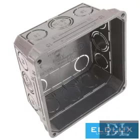   Dietzel Zapuštěná propojovací skříňka (MÜDK) čtvercová 150 mm x 150 mm x černý plast AKU150
