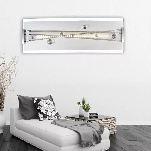ELDLUX Nástěnná lampa 7,2 W WW chrom
