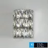 ELDLUX Křišťálová skleněná nástěnná lampa LED 6W CCT 480lm IP20 160*110*230mm