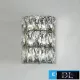 ELDLUX Křišťálová skleněná nástěnná lampa LED 6W CCT 480lm IP20 160*110*230mm