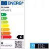 ELDLUX Křišťálová skleněná nástěnná lampa LED 6W CCT 480lm IP20 160*110*230mm