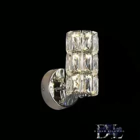   ELDLUX Křišťálová skleněná nástěnná lampa LED 6W CCT 480lm IP20 100*180*150mm