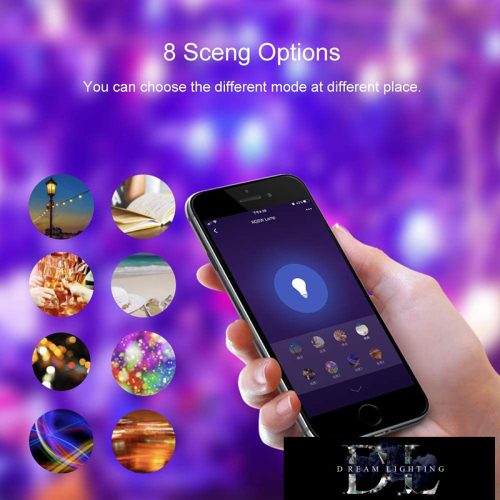 ELDLUX Smart Home WiFi žárovka C37 E14 4,5 W 450 lm RGB+CCT