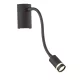 ELDLUX FLEXI Nástěnná lampa 3W WW černá