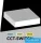 UNIVERSO Čtvercový venkovní LED panel 22 W 2000 lm CCT/kapacita 120° IP20 Bílá 173 x 173 x 36 mm