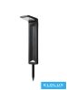 UNIVERSO Solární zahradní lampa  3,7 V-2,2 AH 5 V-2 W 200 lm CCT.kap IP65 černá 573 x 162 x 90 mm
