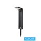 UNIVERSO Solární zahradní lampa  3,7 V-2,2 AH 5 V-2 W 200 lm CCT.kap IP65 černá 573 x 162 x 90 mm